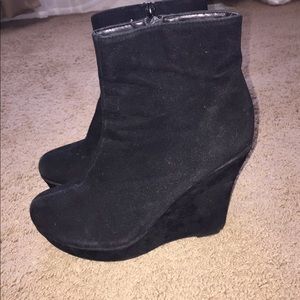 Wedge booties